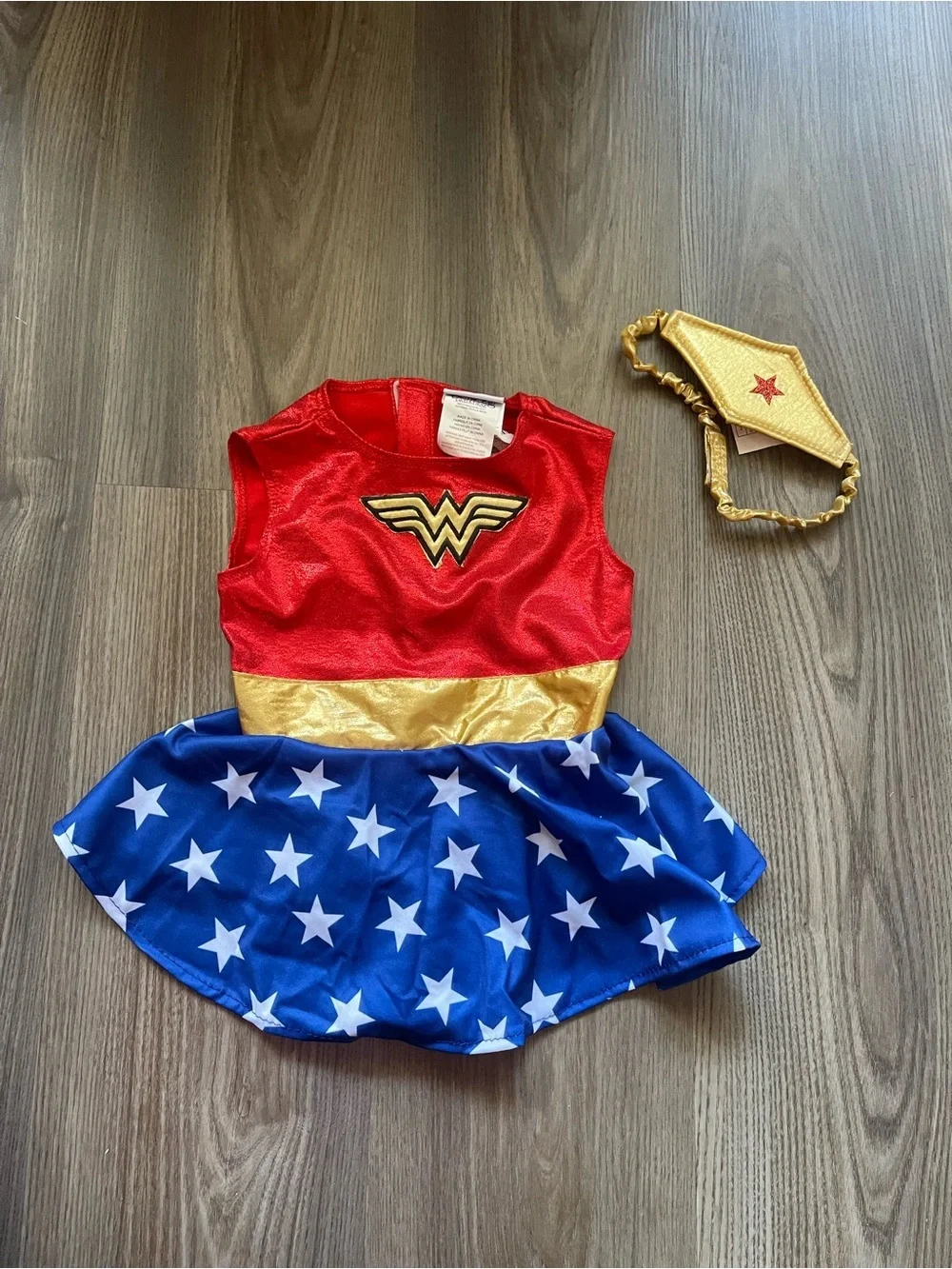Wonder Woman Baby Costume Set Princess Paradise DC Tiara Headband Size 12-18 M